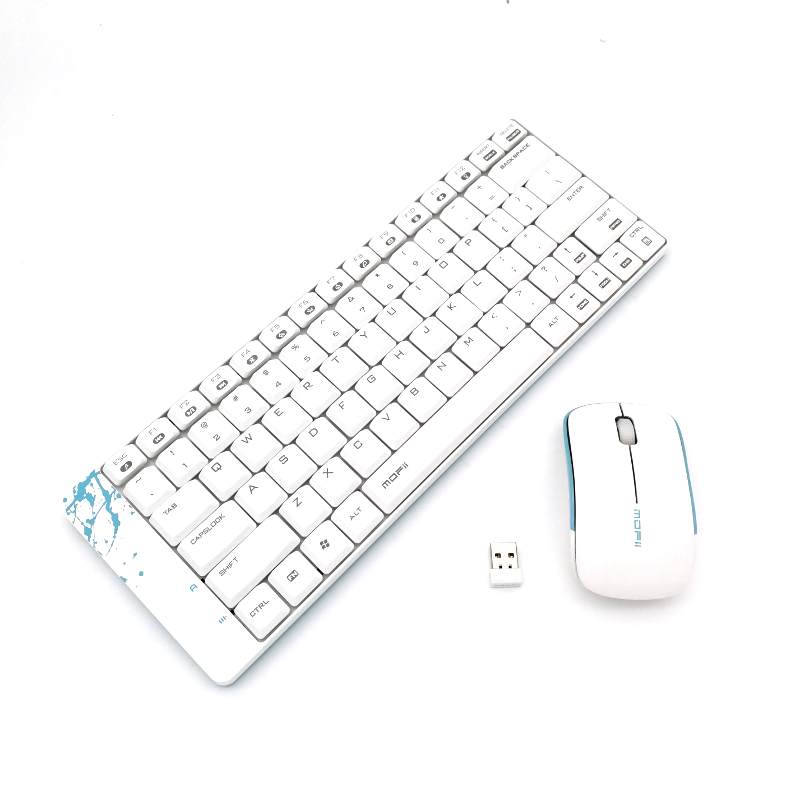 Compact Wireless Mouse and Keyboard Combo