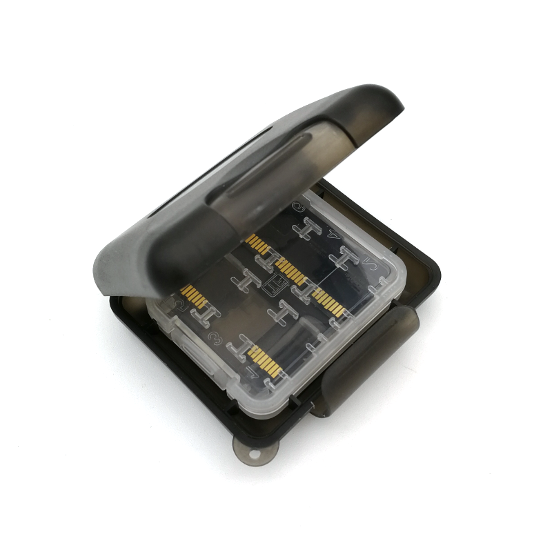 microSD memory card storage and carry case