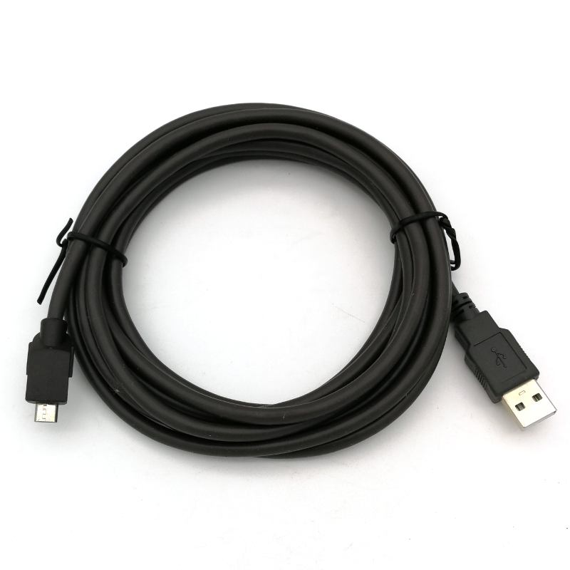 Long Micro USB to Type A USB Cable - Grey, 3 meter