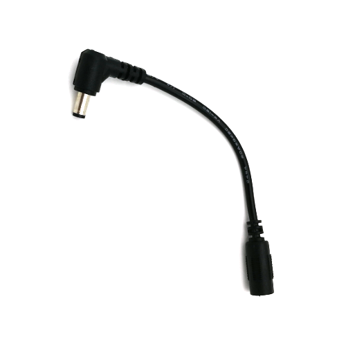 5.5mm female to 5.5mm male right angle DC adapter cable