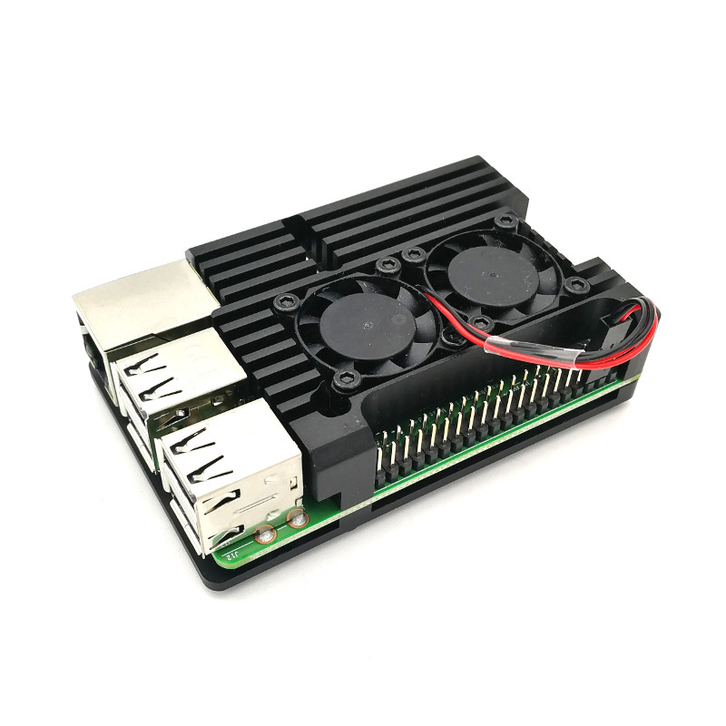 Dual Fan Aluminium Chassis for Raspberry Pi