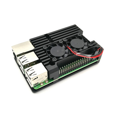 Dual Fan Aluminium Chassis for Raspberry Pi