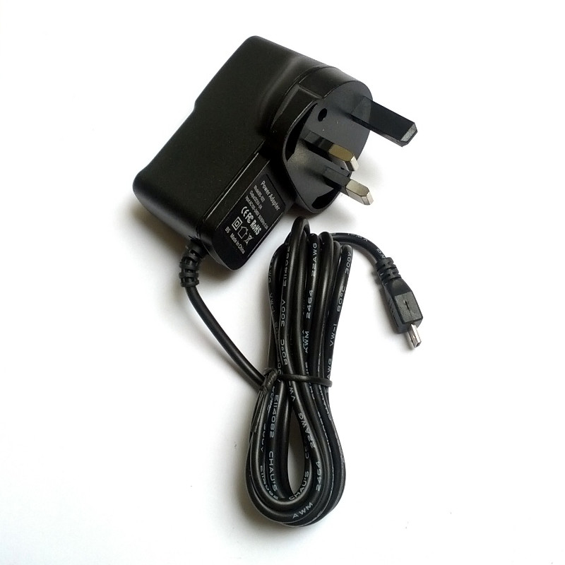 Micro USB Power Supply - 3-pin plug, 5V, 3A