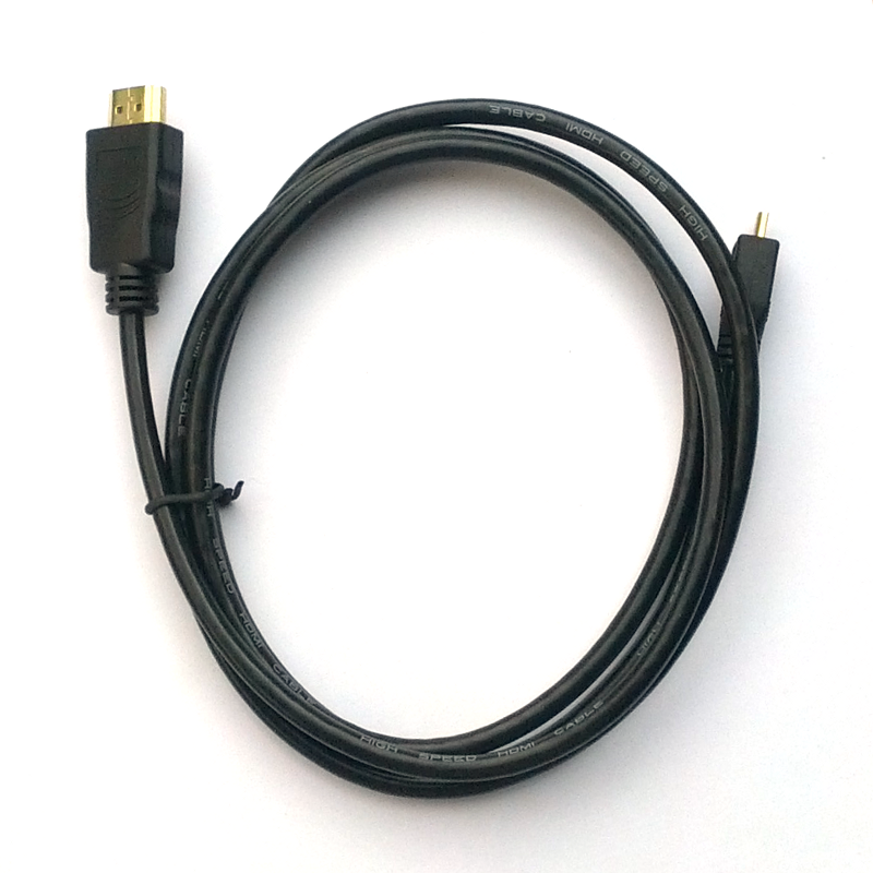 Micro HDMI to HDMI Cable - Black, 1.5m