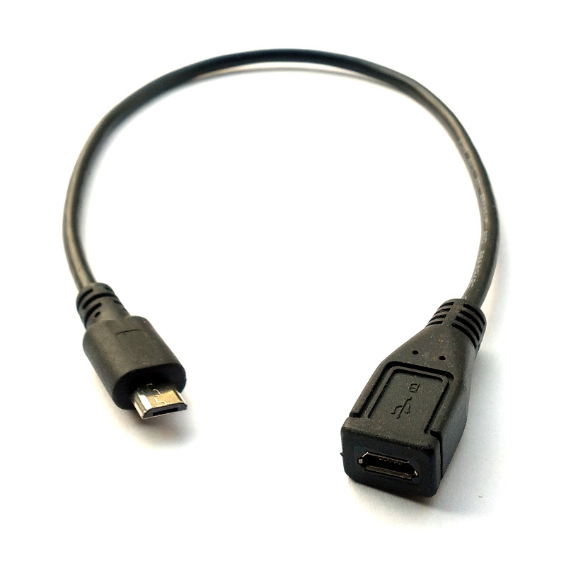 Micro USB extension cable - 25cm