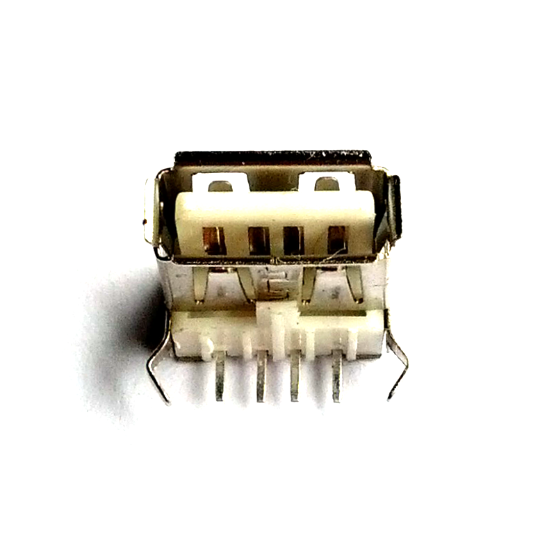 USB Type A Female Connector - Through Hole, Right Angle
