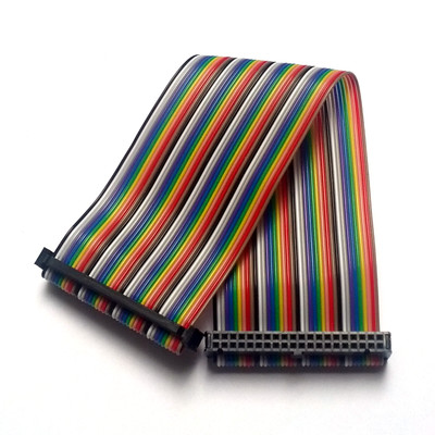 GPIO Ribbon Cable for Raspberry Pi (3B, 2B and B+), Rainbow Colour, 40P