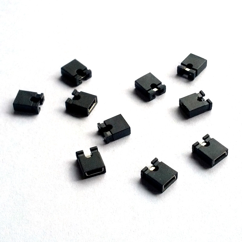 Jumper shunt - Black, 2.54mm (Pack of 4)