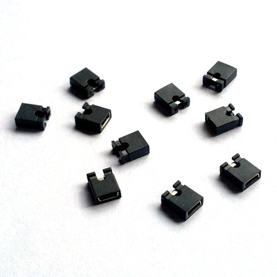Jumper shunt - Black, 2.54mm (Pack of 4)