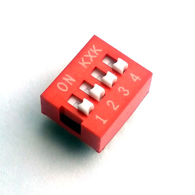 DIP Switch - Slide Type, 2.54mm pitch, Through-hole