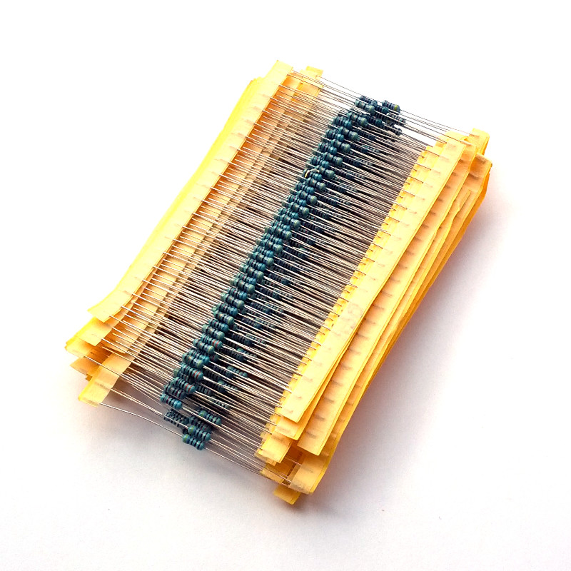 Resistor Pack - 1/4W, 1%, (600 pieces in total)