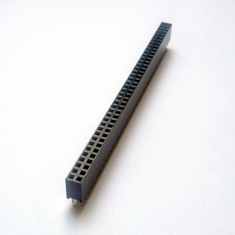 40-pin Female Header, 2.54mm Pitch, Double Row