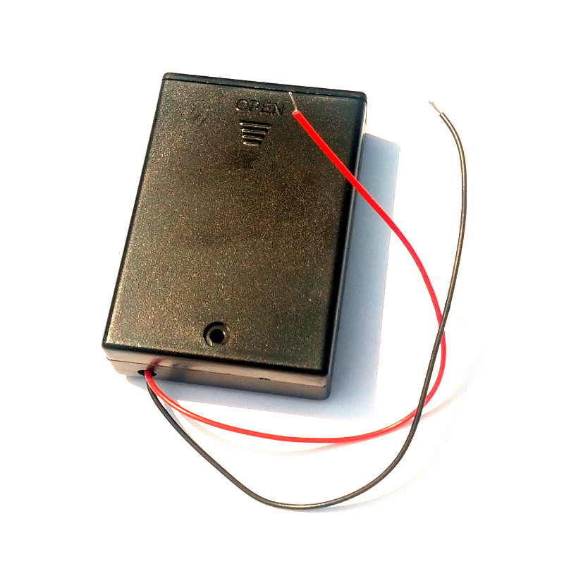 3x AA Battery case with ON/OFF switch