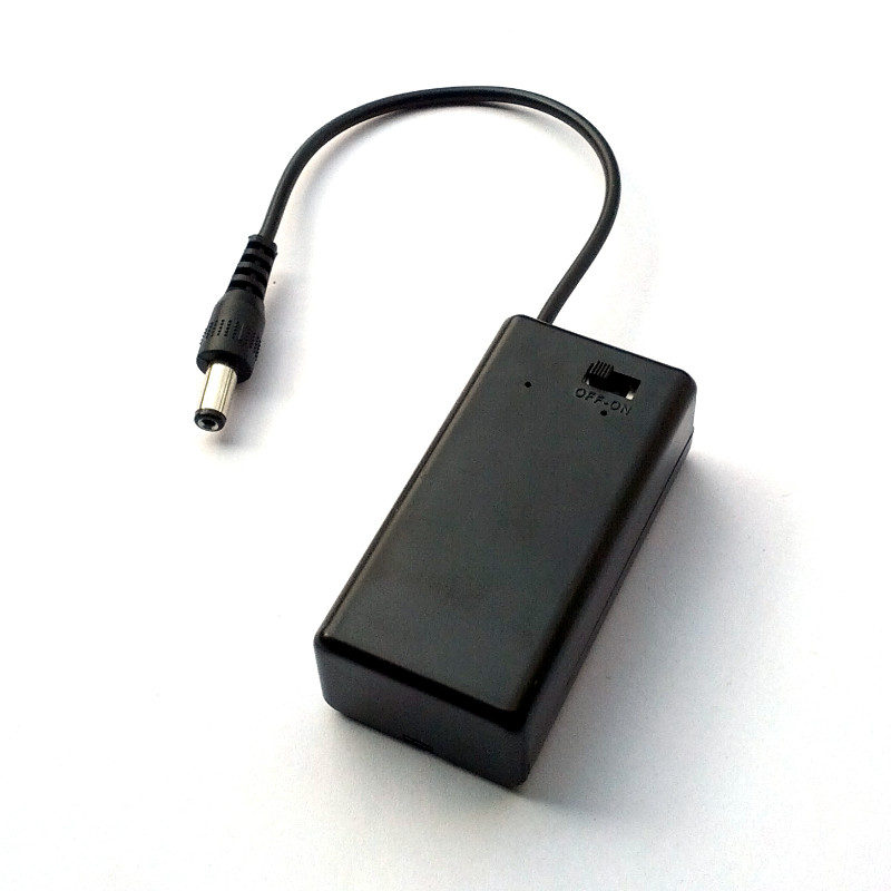 9V Battery case with ON/OFF switch