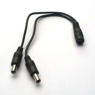 2-Way DC 5.5mm x 2.1mm Y-splitter cable