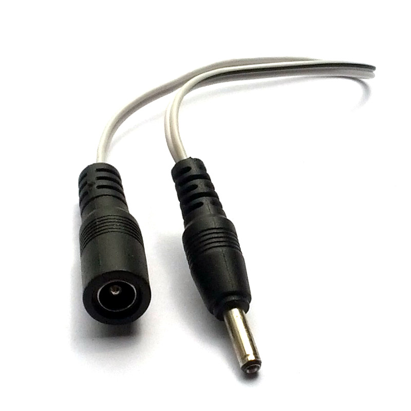 5.5mm female to 3.5mm male DC adapter cable