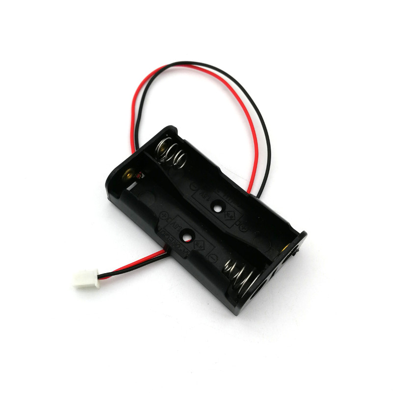 2x AA battery holder with 2-pin XH 2.5mm connector