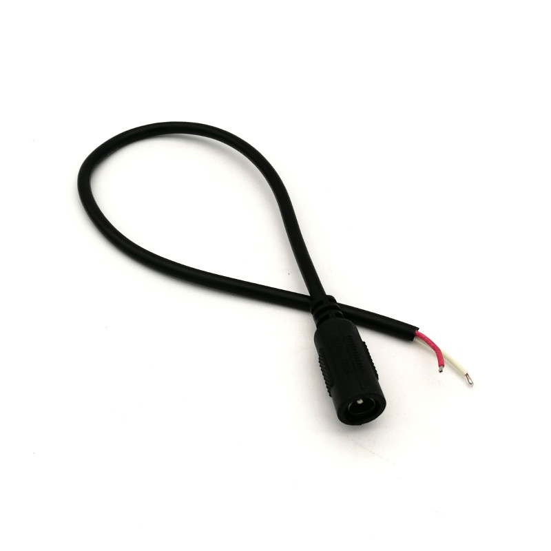 5.5mm x 2.1mm Female to Bare Wires DC Cable