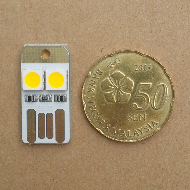 USB LED Stick - 2 LEDs, Warm White