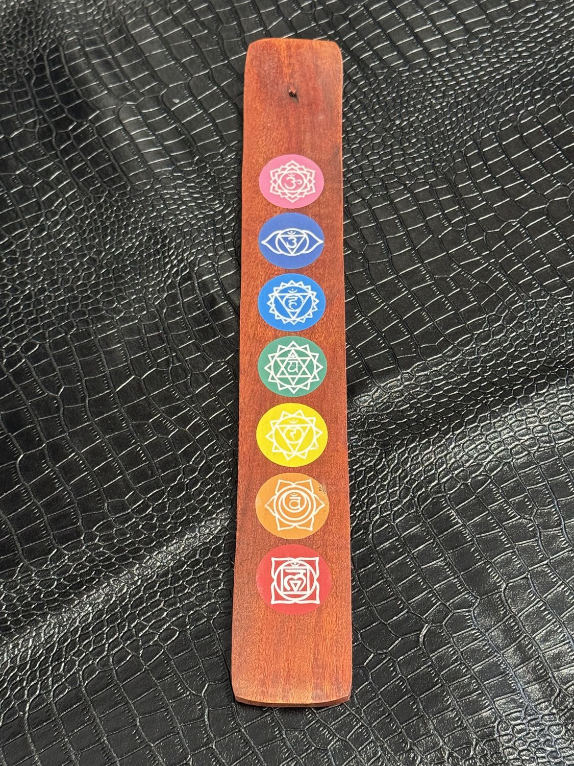Porte encens multi couleur fond marron