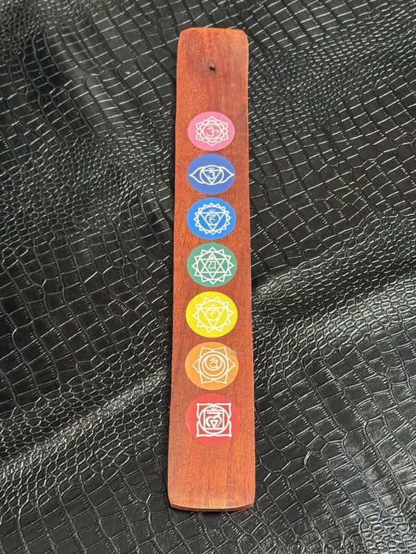 Porte encens multi couleur fond marron