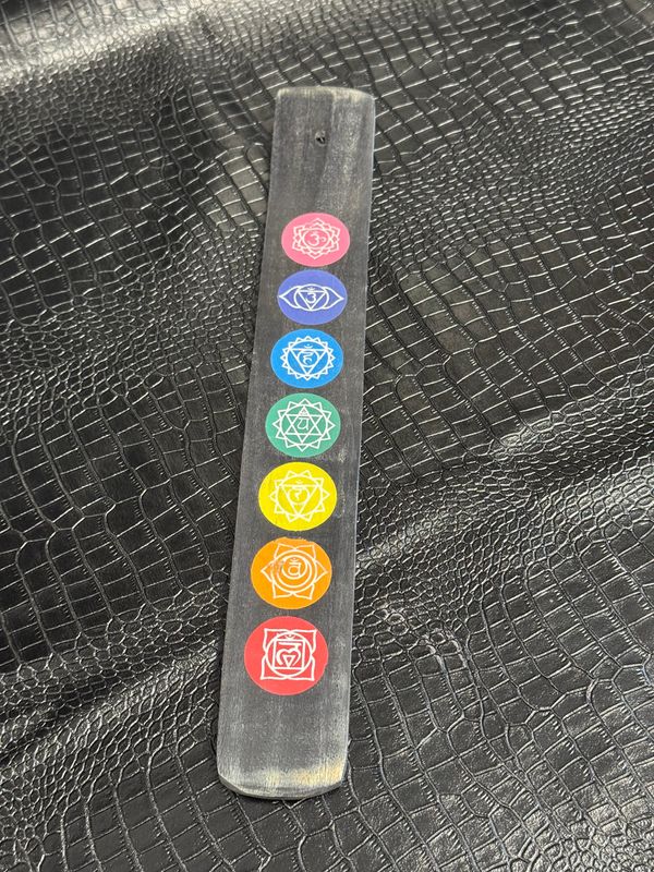 Porte encens multi couleur fond noir