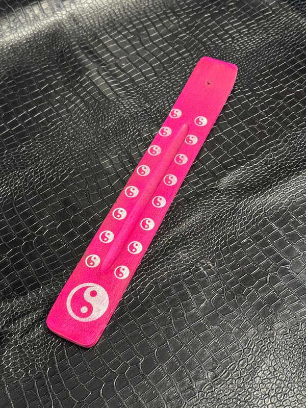 Porte encens de couleur rose