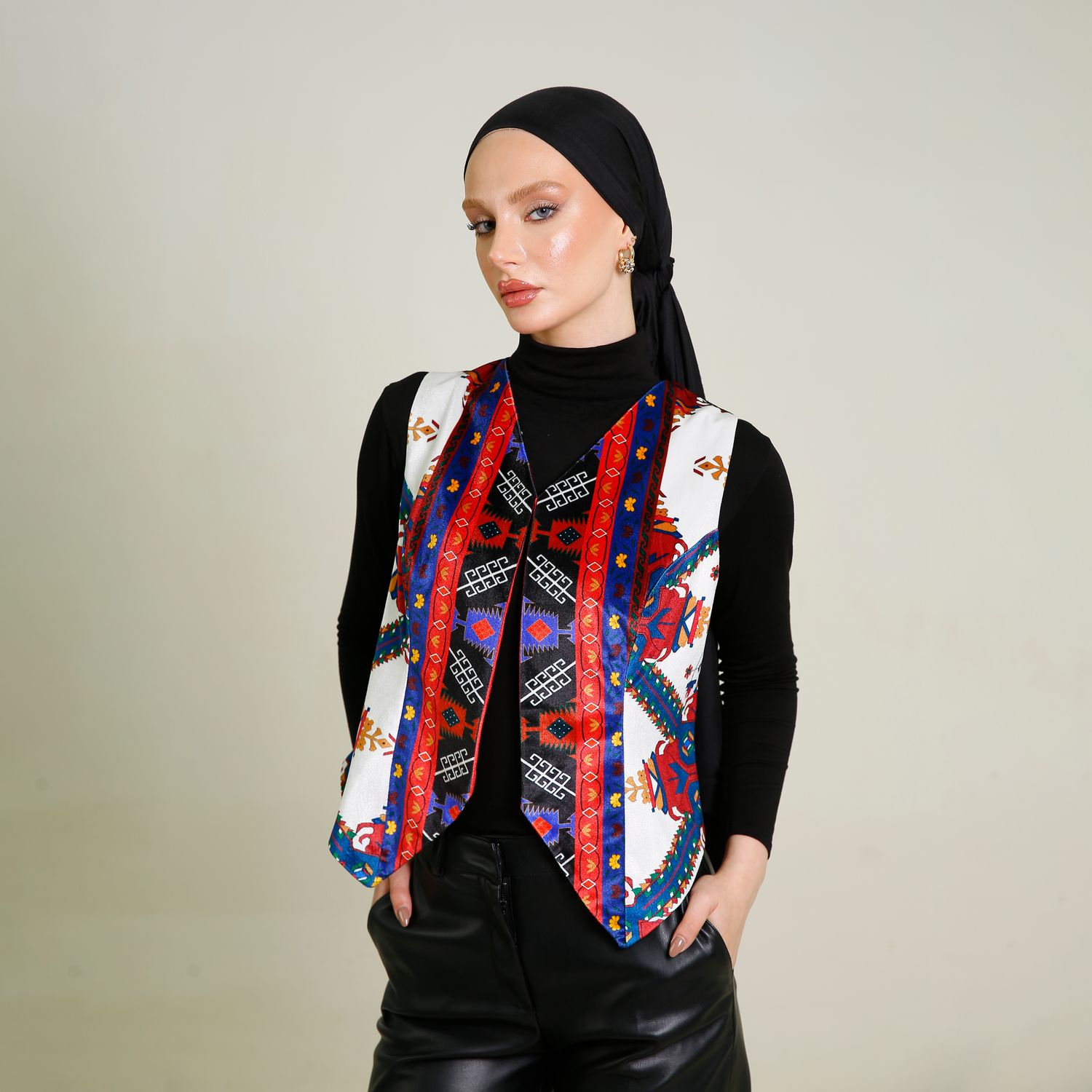 KHINALI - Carpet Patterned Waistcoat