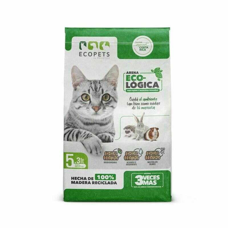 Arena ecológica Ecopets(pellets madera )