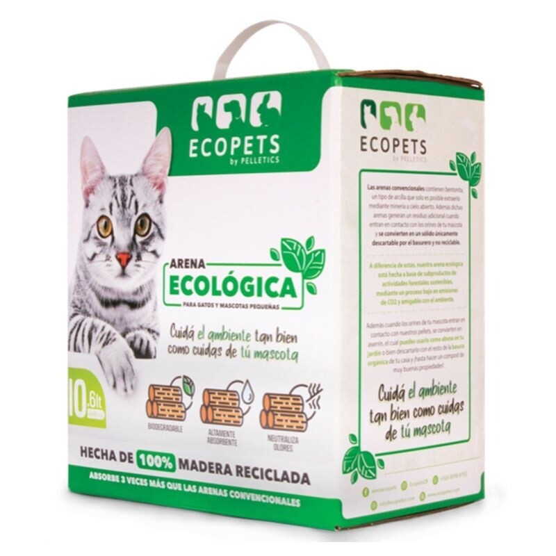 Arena ecológica Ecopets 7 kilos 