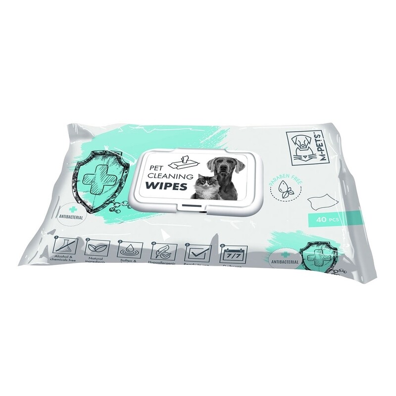 toallas de limpieza de mascotas antibacterial  40 unidades