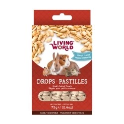 Snack para roedores Living World Drops Mani