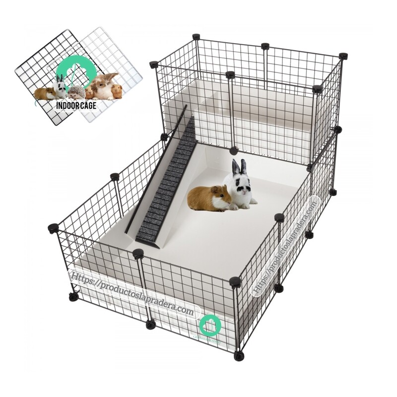 Jaula indoor BASIC 2X3 con balcon 2X1
