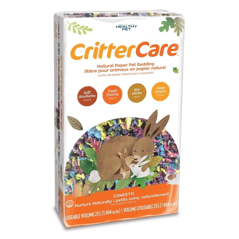 Sustrato de papel Critter Care Confetti 23L