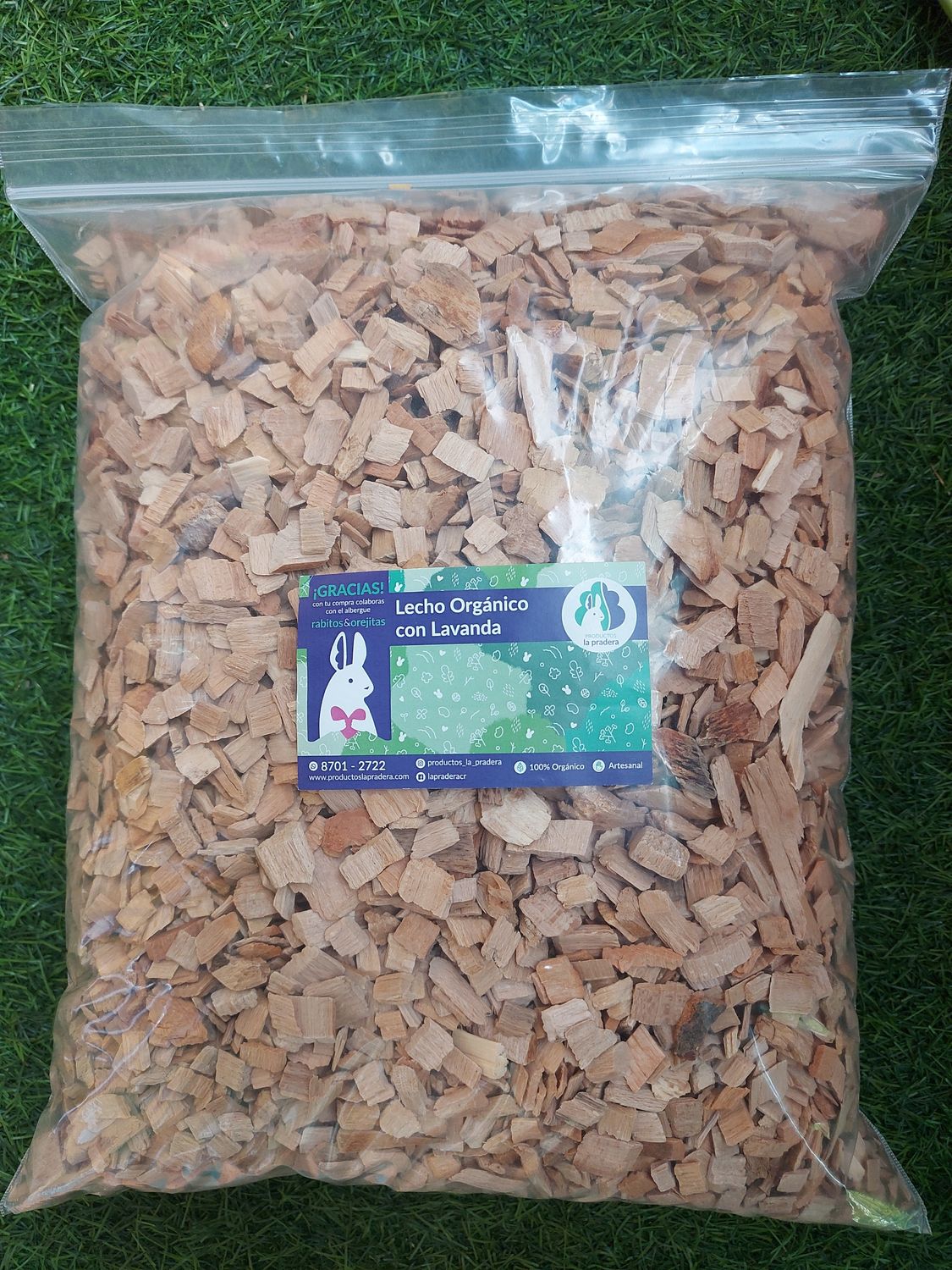 Sustrato de corteza de madera aroma a lavanda