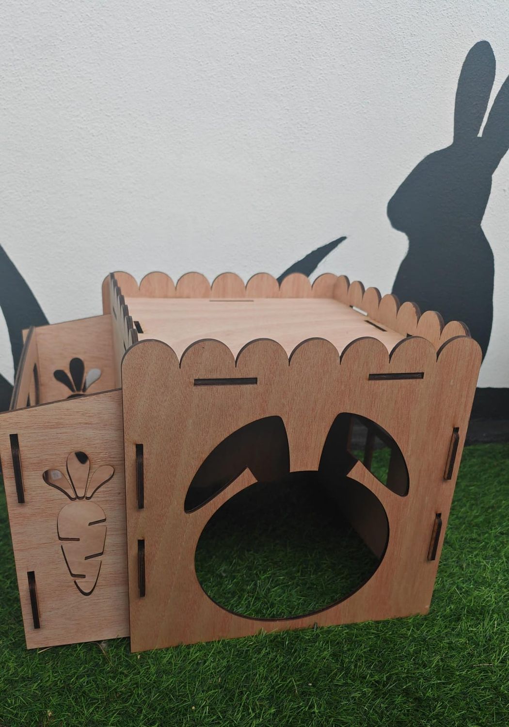 Castillo de conejo mini con henera 