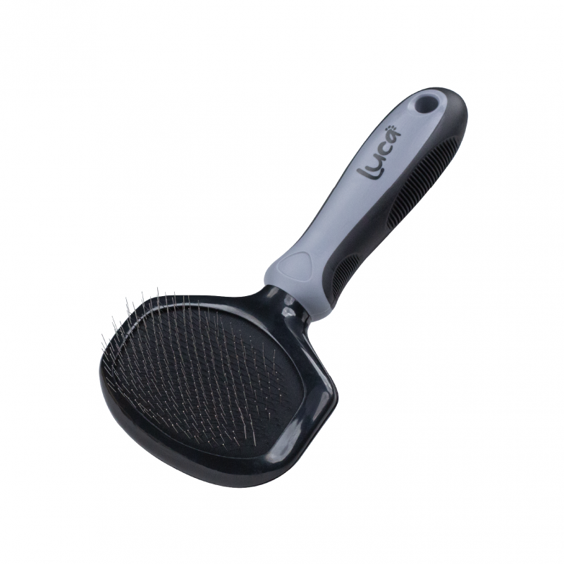 Cepillo Slicker mini cm ideal para grooming de cobayas 