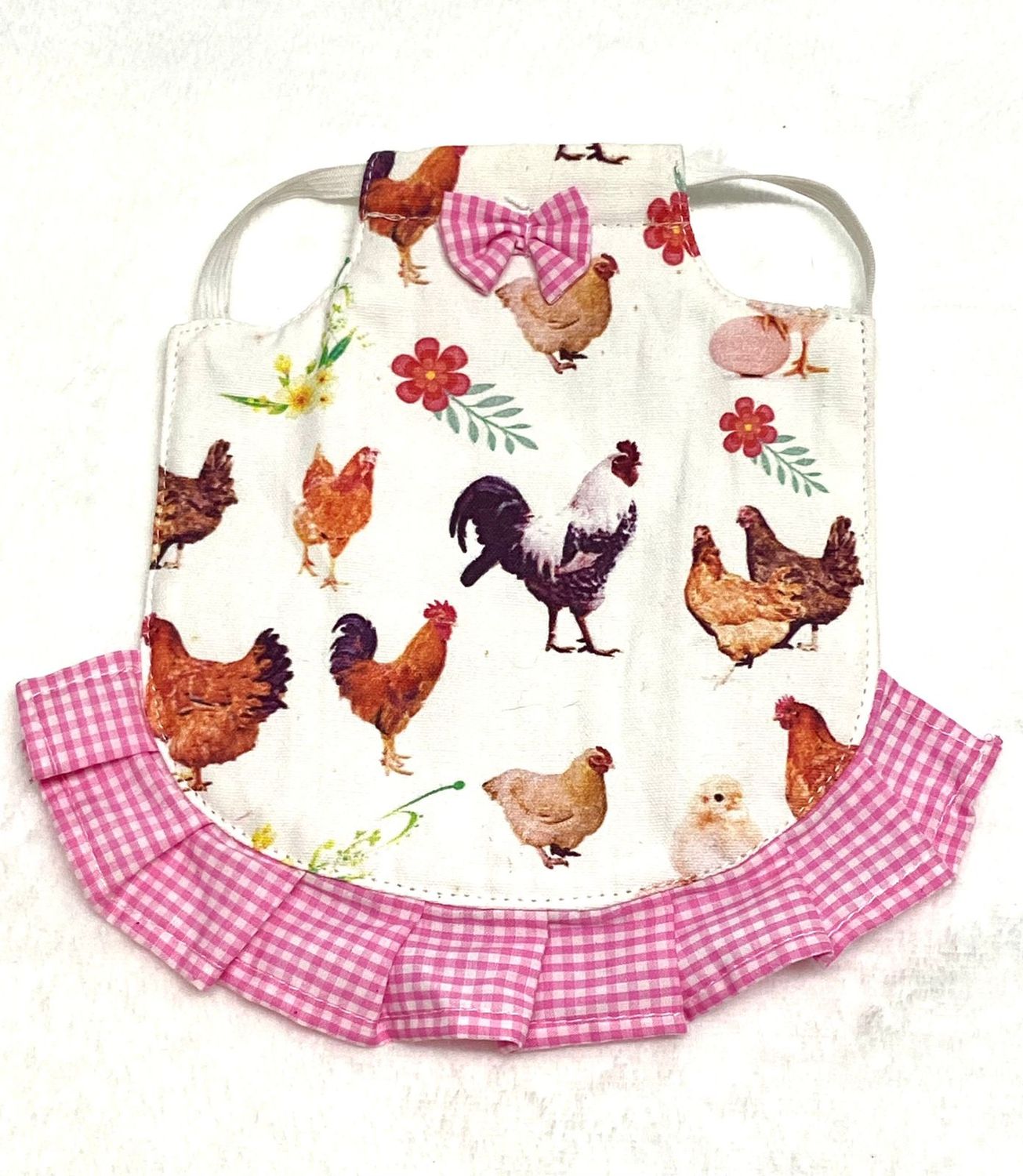 Vestido diseño gallina 