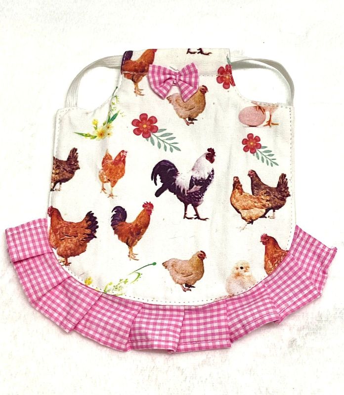 Vestido diseño gallina 