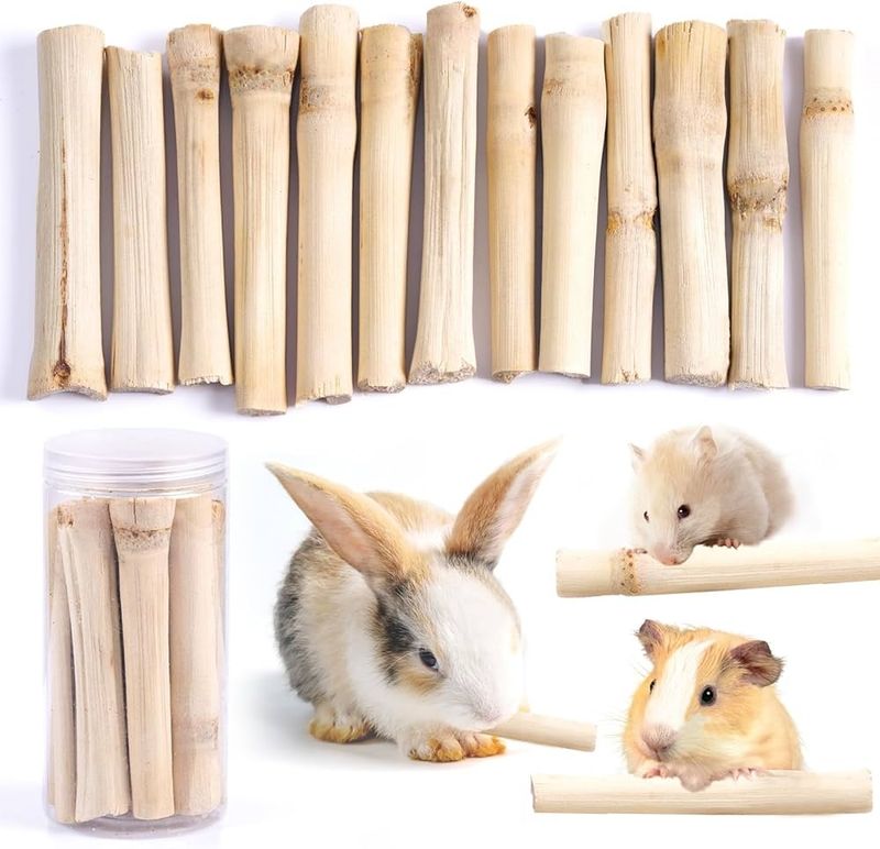 Palito masticable de bambu dulce ( 3 unid)