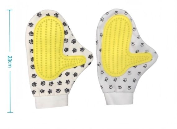 Guante con cepillo masajeador