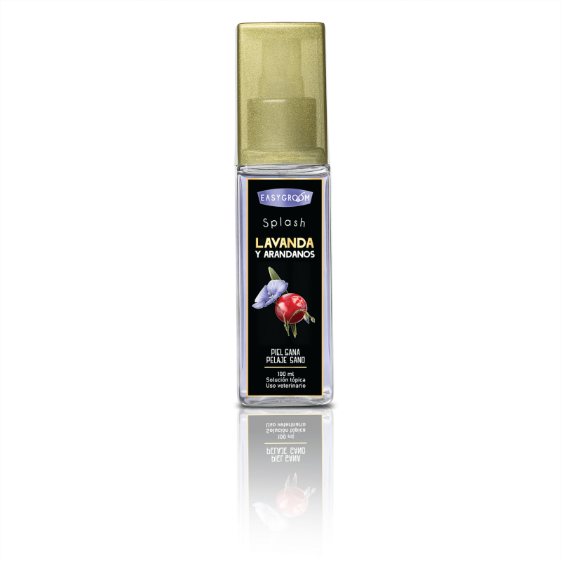 Splash para mascota olor lavanda y arándanos 