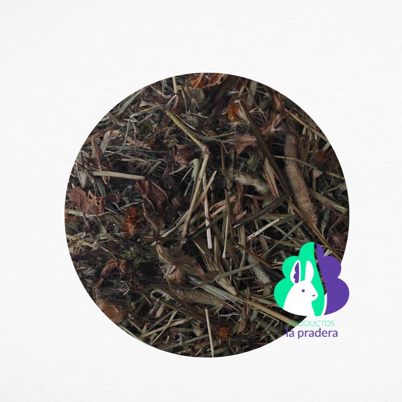 Heno Premium con hierbas mixtas bolsa individual