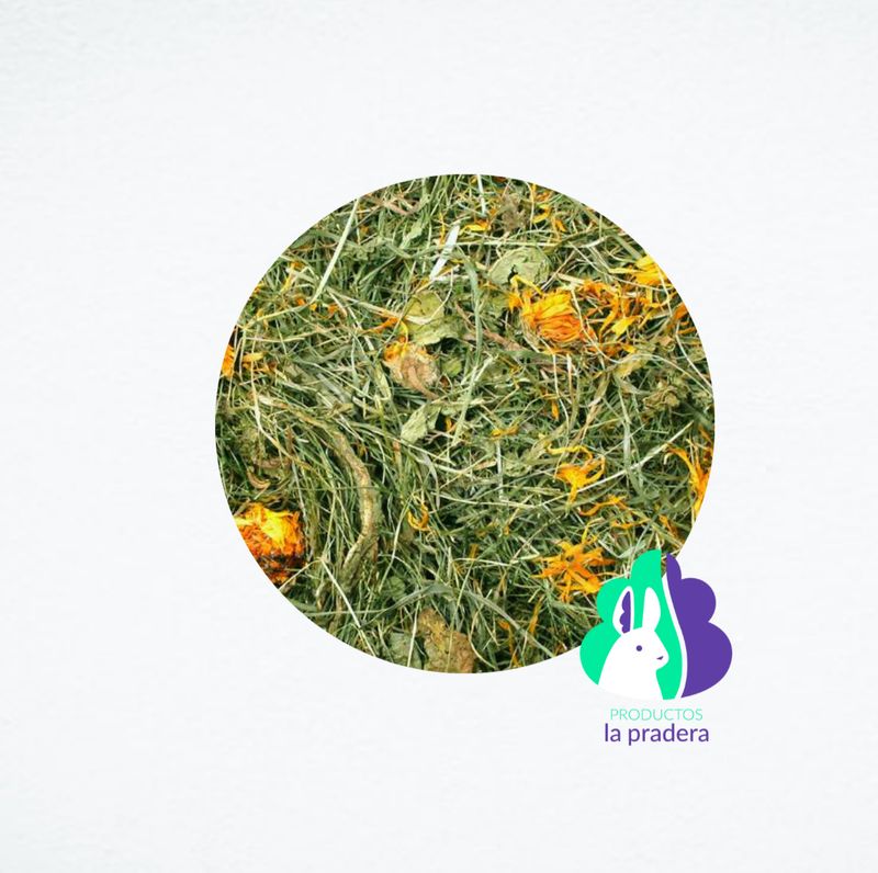 Heno Premium  floral con calendula