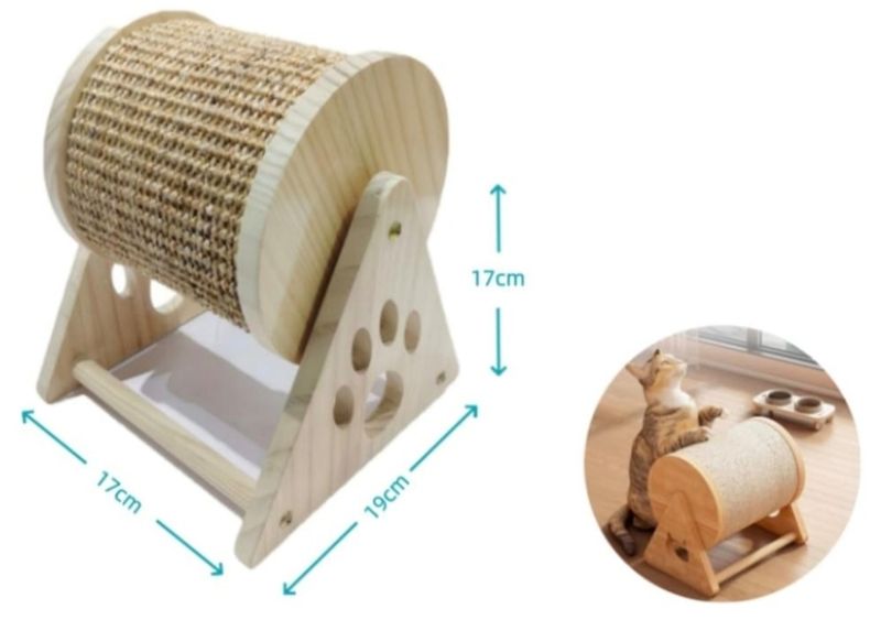 Juguete rascador de madera