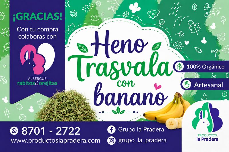 Heno Premium frutal con banano