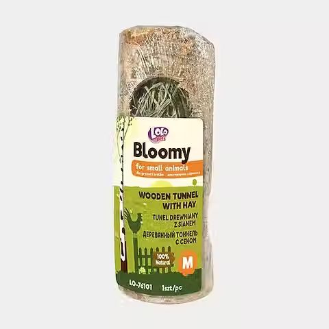 Túnel con Heno para Roedores M Ola Pets 
