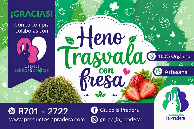 Heno Premium con Fresas