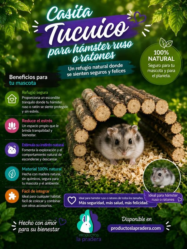 CASITA TUCUICO S PARA ROEDORES