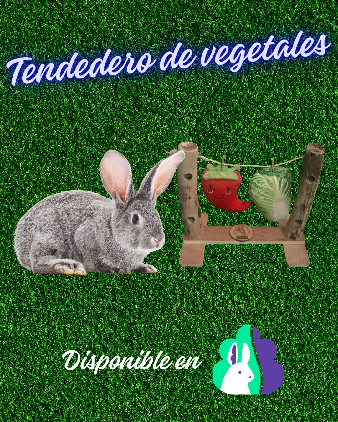 Tendedero para vegetales 